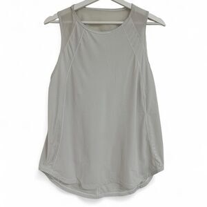 Lululemon Sculpt Tank Top White Mesh Panels Women’s M
